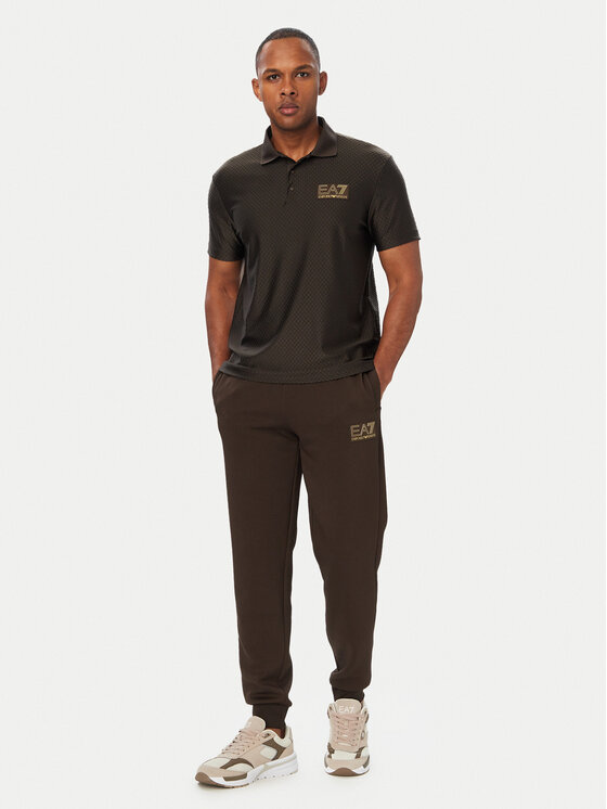 EA7 Emporio Armani EA7 Emporio Armani Donji dio trenerke 7M002248 AF26242 U6027 Tamno smeđa Regular Fit