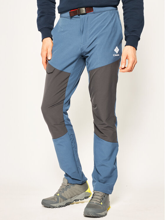 Columbia Columbia Outdoorové kalhoty Maxtrail EO0297 Modrá Regular Fit