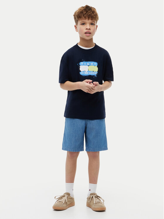 Tommy Hilfiger Tommy Hilfiger T-shirt KB0KB10546 Blu scuro Regular Fit