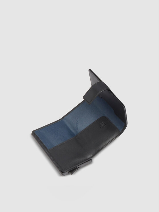 Piquadro Piquadro Etui na karty kredytowe 13578 Czarny