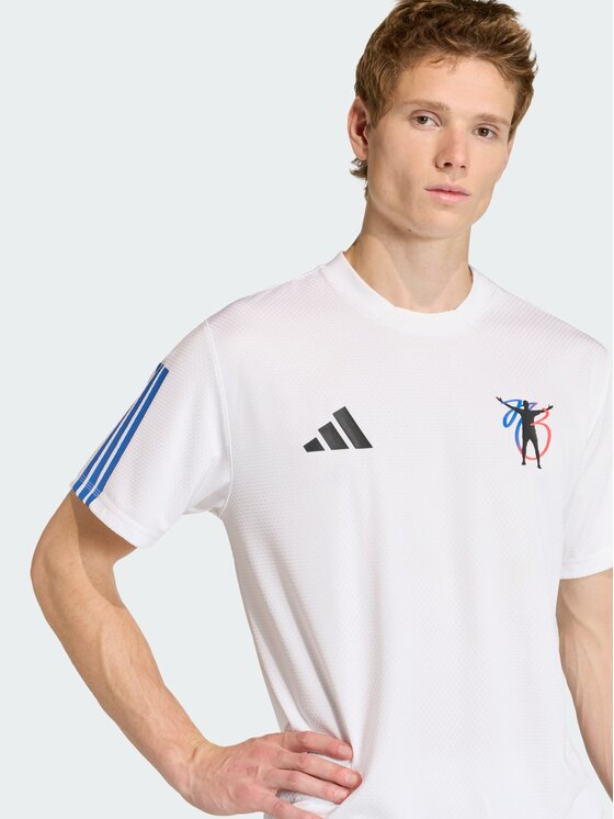 adidas adidas Koszulka techniczna Jude Bellingham Biały Regular Fit