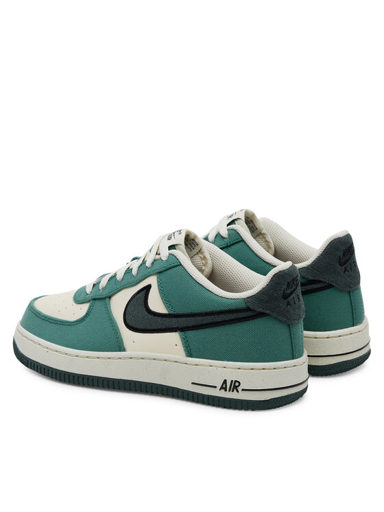 Nike Nike Сникърси Aire Force 1 LV 8 FN4731 100 GS Зелен