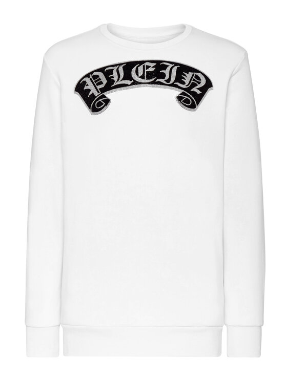 PHILIPP PLEIN PHILIPP PLEIN Bluza 905 Biały Regular Fit