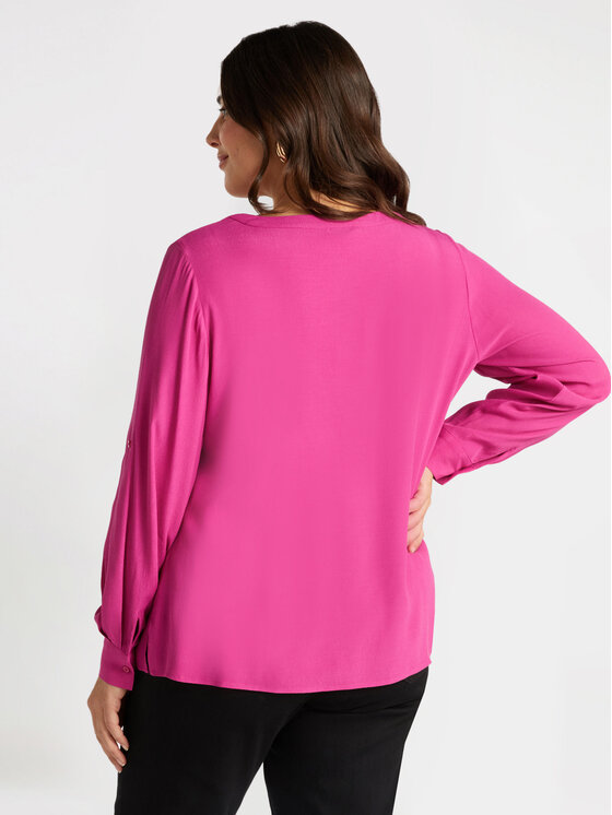 Fiorella Rubino Fiorella Rubino Bluzka 2740T002227N019 Różowy Regular Fit