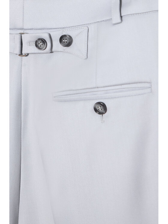 Epuzer Epuzer Spodnie materiałowe Lunais tailor Szary Loose Fit