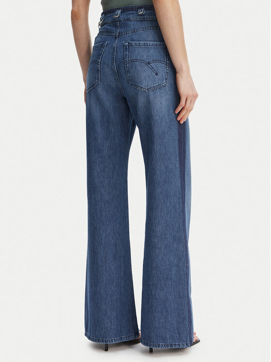 Marella Marella Džinsi 2613181064 Zils Wide Leg
