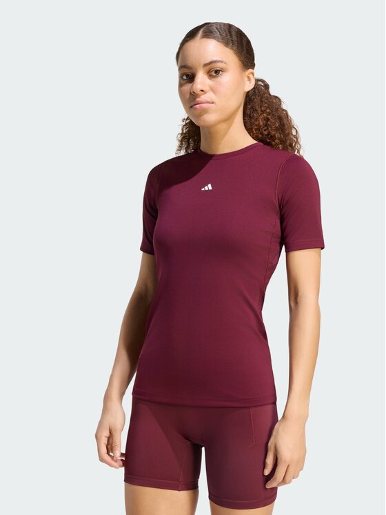 adidas adidas Koszulka techniczna 135223 Czerwony Fitted Fit