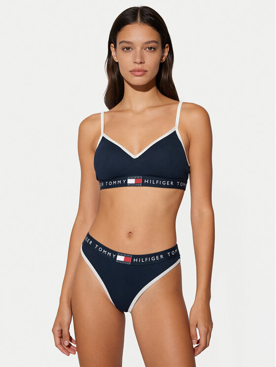 Tommy Hilfiger Tommy Hilfiger Podprsenkový top UW0UW06272 Modrá