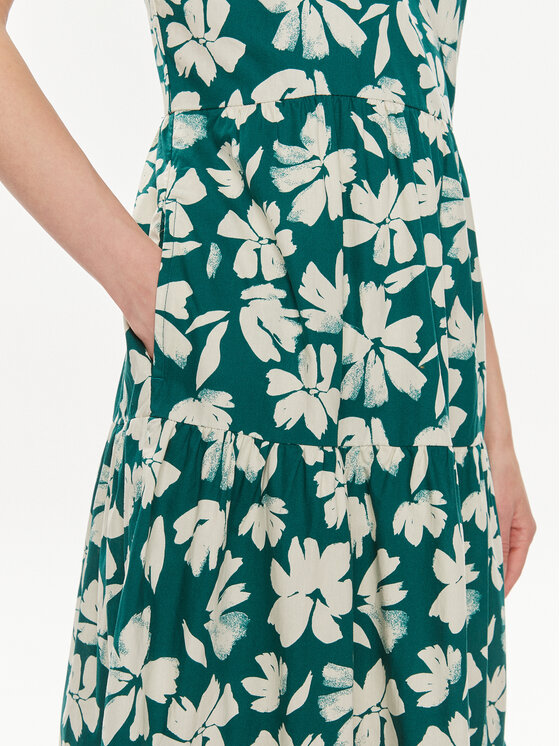 Gap Gap Ljetna haljina 888463-01 Zelena Regular Fit