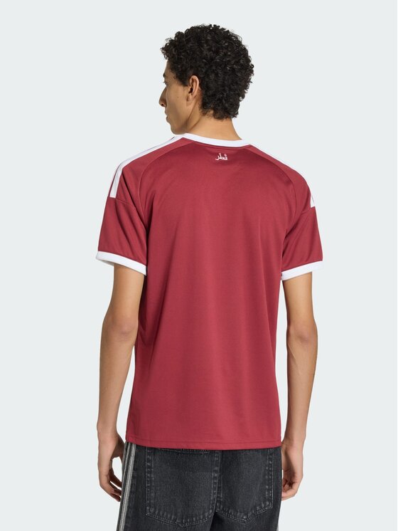 adidas adidas Koszulka techniczna Qatar Czerwony Slim Fit