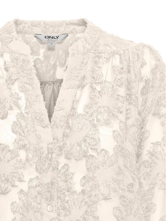 ONLY ONLY Μπλουζάκι Korsa 15360837 Μπεζ Oversize