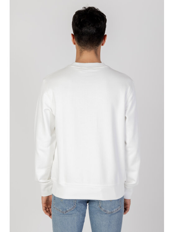 BOSS Boss Felpa We Basic Crew Bianco Basic Fit