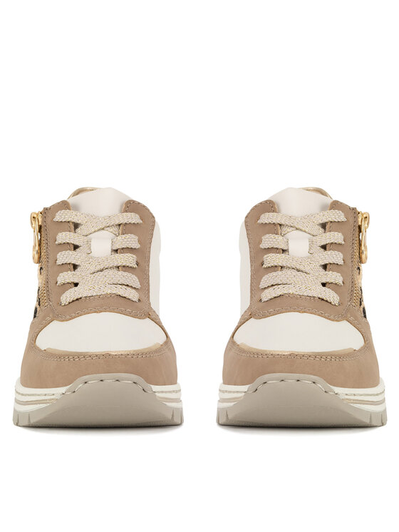Rieker Rieker Sneakersy N8308-64 Beżowy