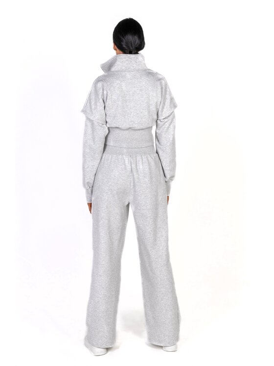 Love Saints Love Saints Dres L26ZF-KA-K11 Szary Regular Fit