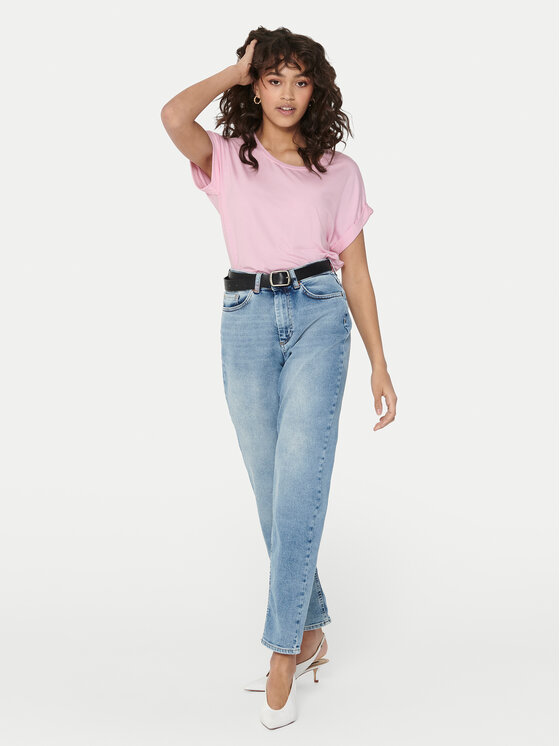ONLY ONLY T-Shirt Moster 15106662 Rosa Regular Fit