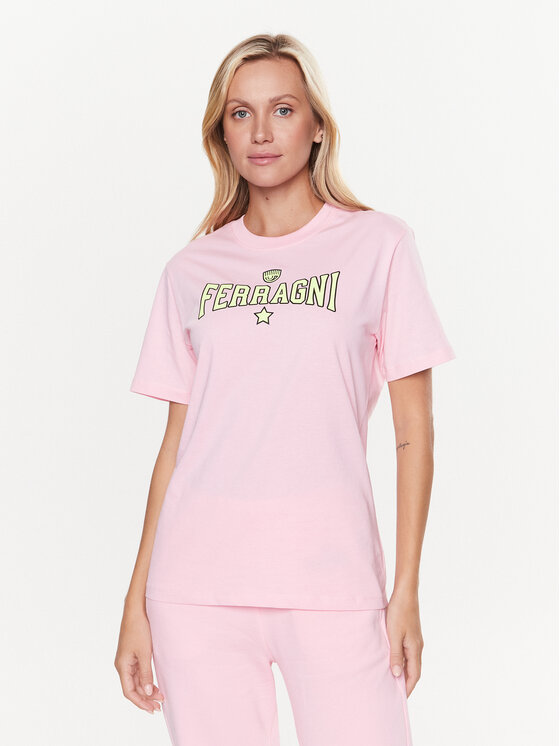 Chiara Ferragni Chiara Ferragni T-Shirt 74CBHT02 Ροζ Regular Fit