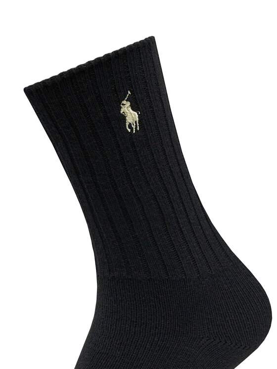 Polo Ralph Lauren Polo Ralph Lauren Ženske visoke nogavice 455846847012 Črna