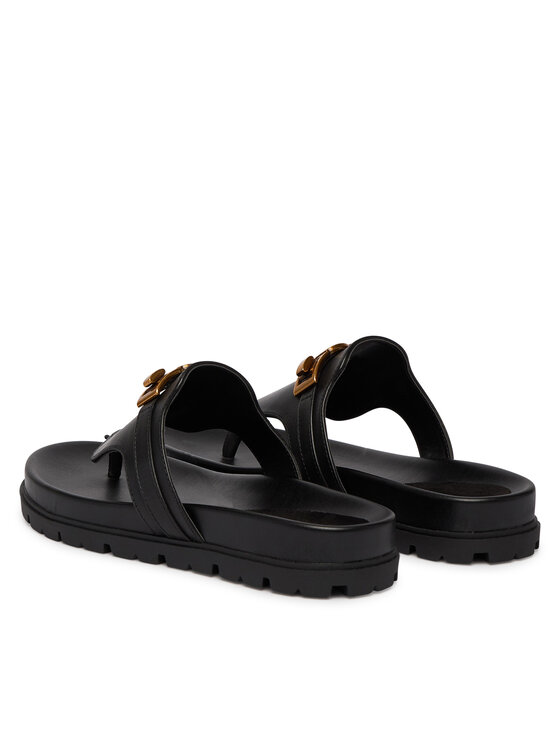 Guess Guess Джапанки FLJFRR LEA03 Черен