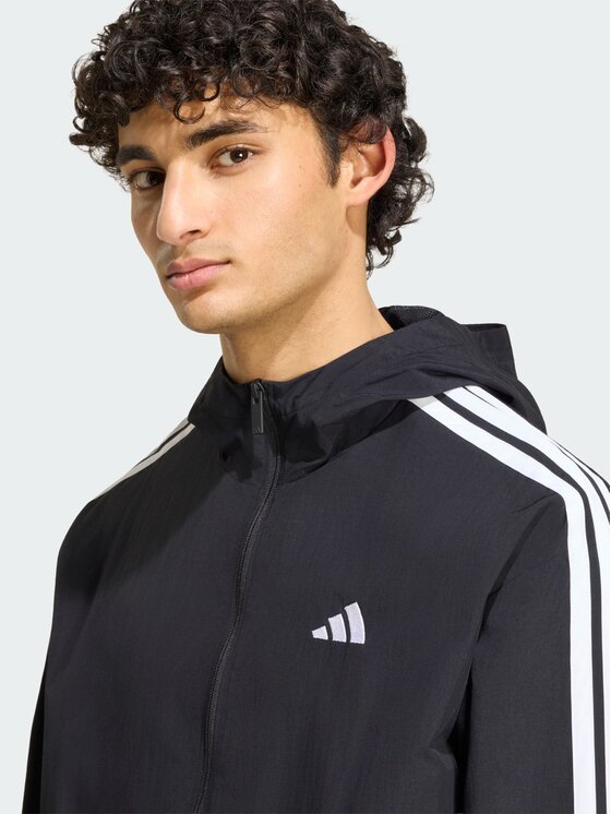 adidas adidas Wiatrówka 168391 Czarny Loose Fit