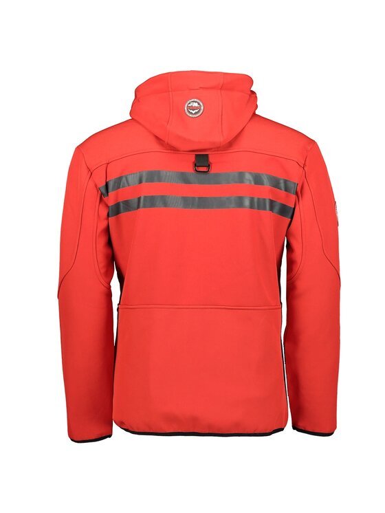 Geographical Norway Geographical Norway Kurtka softshell WW1973H/GN/Red / Black Czerwony Regular Fit