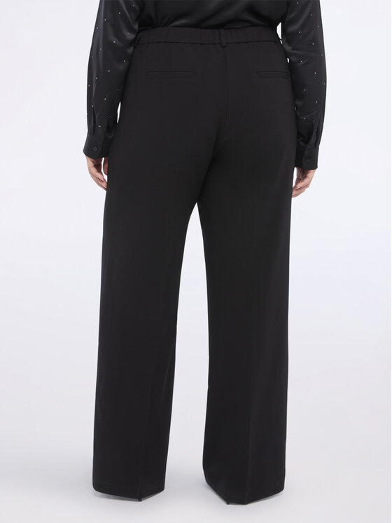 Fiorella Rubino Fiorella Rubino Spodnie materiałowe P018T005101N033 Czarny Regular Fit
