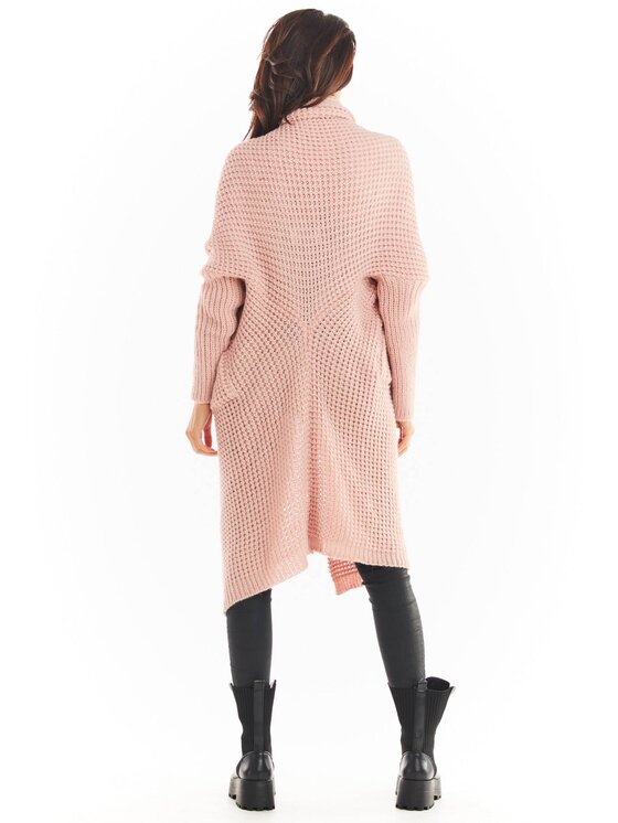 Awama Awama Cardigan A391 Rosa Basic Fit