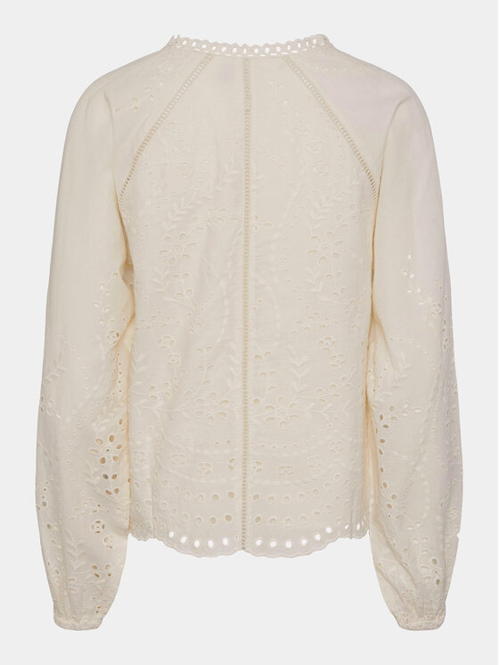 YAS YAS Bluza Luma 26032810 Écru Regular Fit