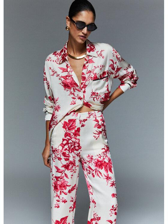 Liu Jo Liu Jo Camicia CA6366TS061P9626 Rosso Loose Fit