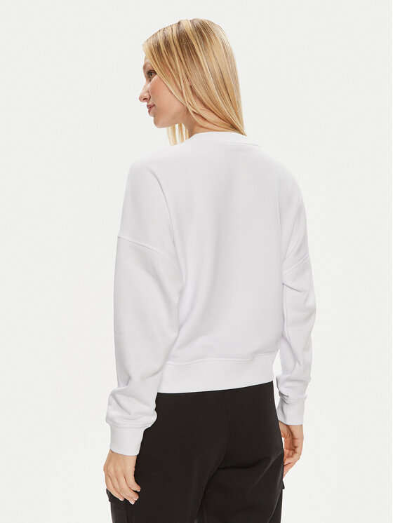 Guess Guess Felpa Skylar V4GQ07 K8802 Bianco Relaxed Fit
