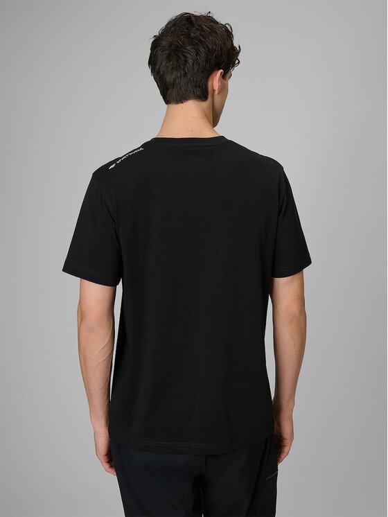 4F 4F T-Shirt 4FRSS26TTSHM3814-20S Μαύρο Regular Fit