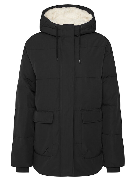 Roxy Roxy Ziemas jaka ERJJK03666 Melns Regular Fit