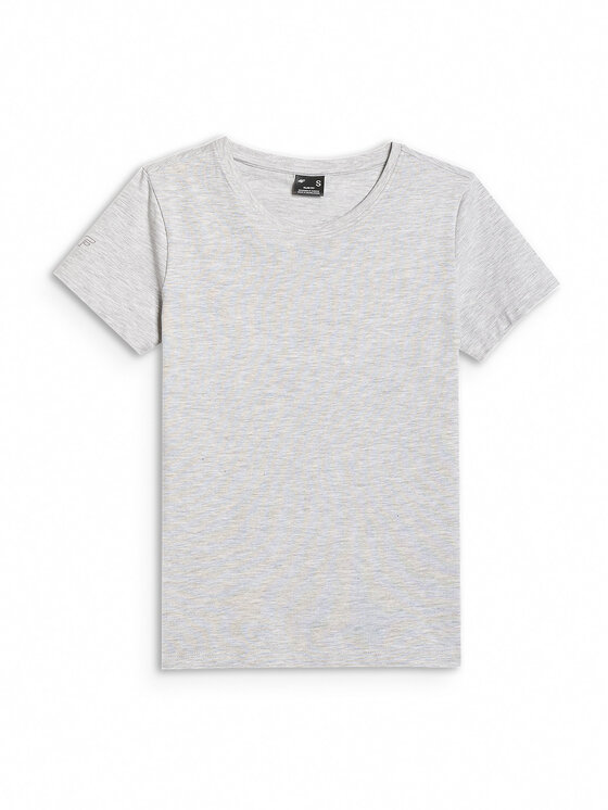 4F 4F T-Shirt NOS Szary jasny Slim Fit