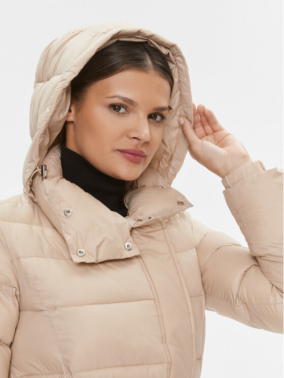 Patrizia Pepe Patrizia Pepe Μπουφάν χειμωνιάτικο 2O0121/A9M1-B778 Μπεζ Regular Fit