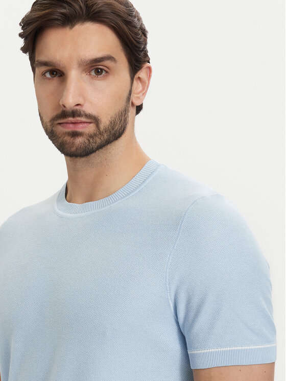 BOSS BOSS Tričko H-Nalon 50560482 Svetlo modrá Regular Fit