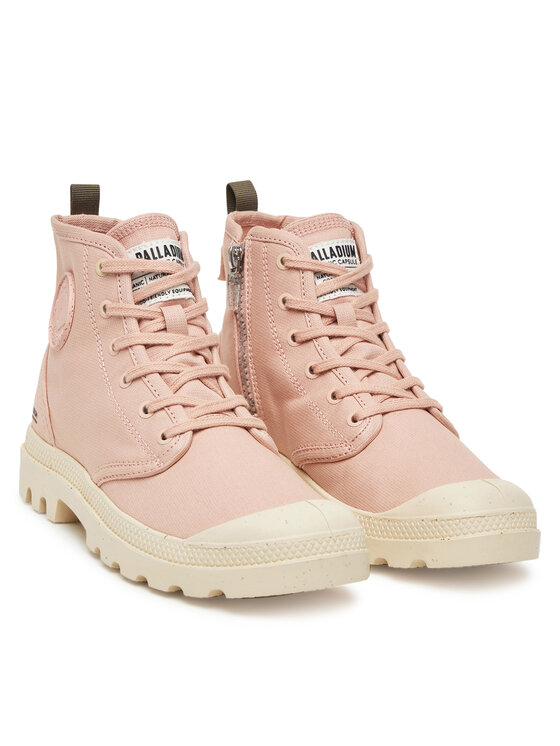 Palladium Palladium Schnürstiefeletten Pampa Hi Zip Organic 79101-605-M Rosa