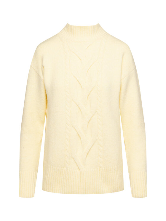 QUIOSQUE QUIOSQUE Sweter 6VF010 Żółty Regular Fit