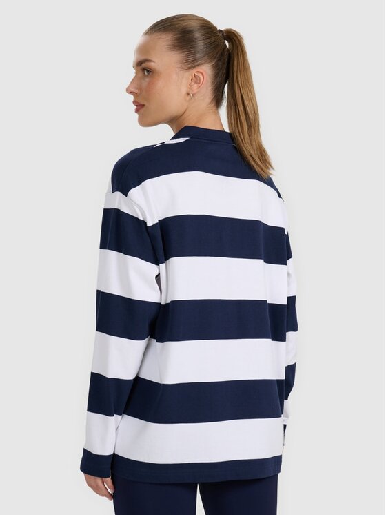 4F 4F Longsleeve 4FRAW25TLONF604-31S Granatowy Oversize