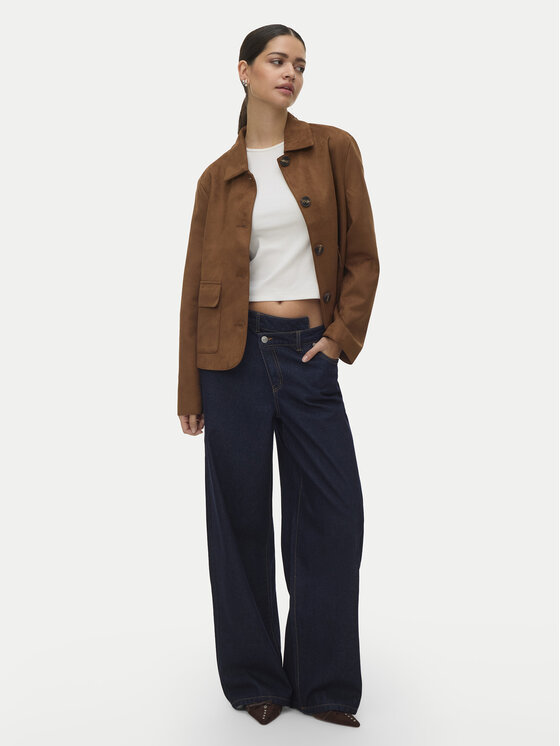 Vero Moda Vero Moda Prechodná bunda Jose Kelly 10338632 Hnedá Regular Fit