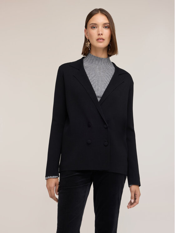 Motivi Motivi Cardigan M428W004141N033 Nero Regular Fit