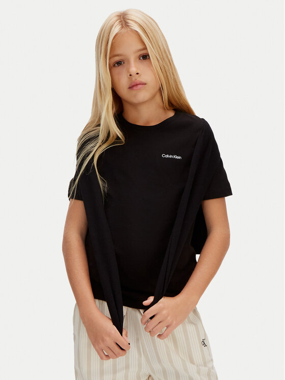 Calvin Klein Jeans Calvin Klein Jeans Tricou IU0IU00683 Negru Regular Fit