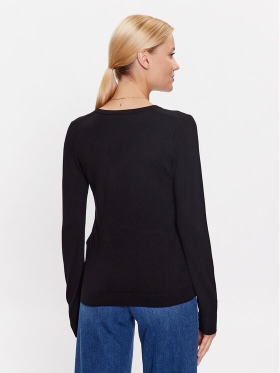 Liu Jo Liu Jo Pulover WF3127 MA18F Negru Regular Fit