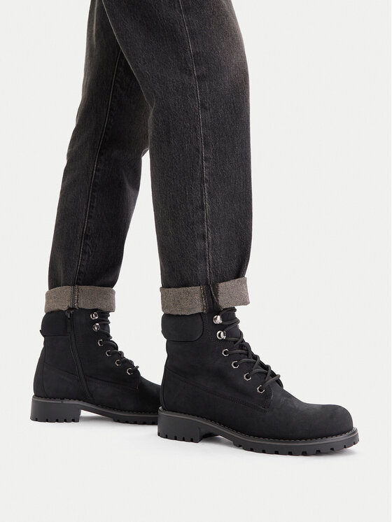 Jenny Fairy Jenny Fairy Trapper stila apavi WS722-28G Melns