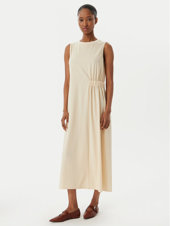 Φόρεμα καλοκαιρινό Weekend Max Mara Tenebre 2515621032 Κρεμ L