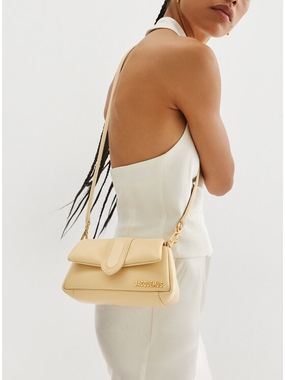 JACQUEMUS JACQUEMUS Táska Le Petit Bambimou 233BA335-3073 Ekru