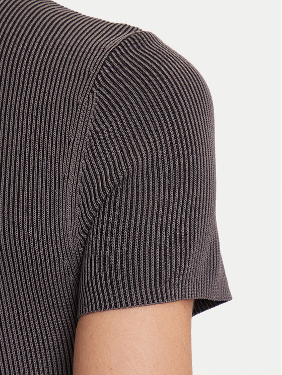 Miss Sixty Miss Sixty T-Shirt 6S1RJ23100 Szary Slim Fit