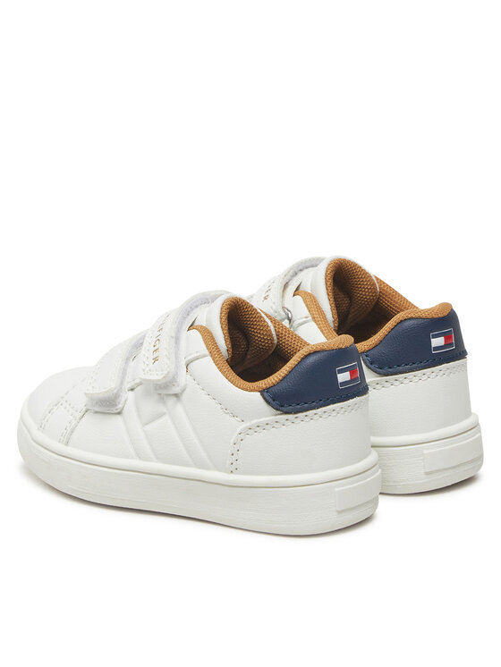 Tommy Hilfiger Tommy Hilfiger Sneakersy Low Cut Velcro Sneaker T1X9-33835-1355 M Biały
