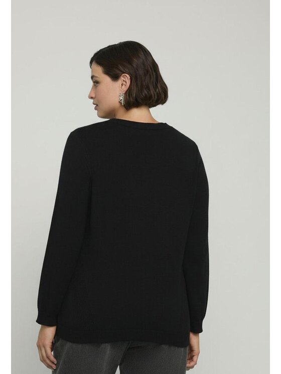 Fiorella Rubino Fiorella Rubino Sweter M031L008293N033 Czarny Regular Fit