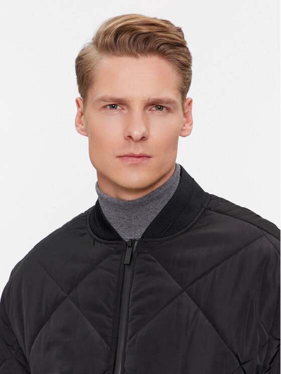 Calvin Klein Calvin Klein Bomber Signature K10K111880 Crna Regular Fit