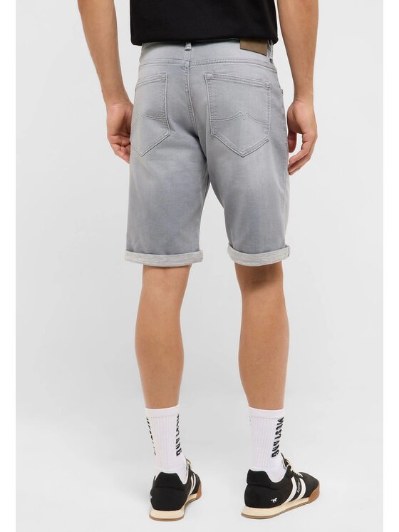 Mustang Mustang Pantaloncini di jeans Style Chicago Shorts Z Grigio Slim Fit