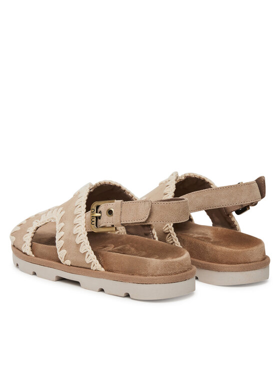 Mou Mou Sandale Low bio sandal MU.SW631006A Ružičasta